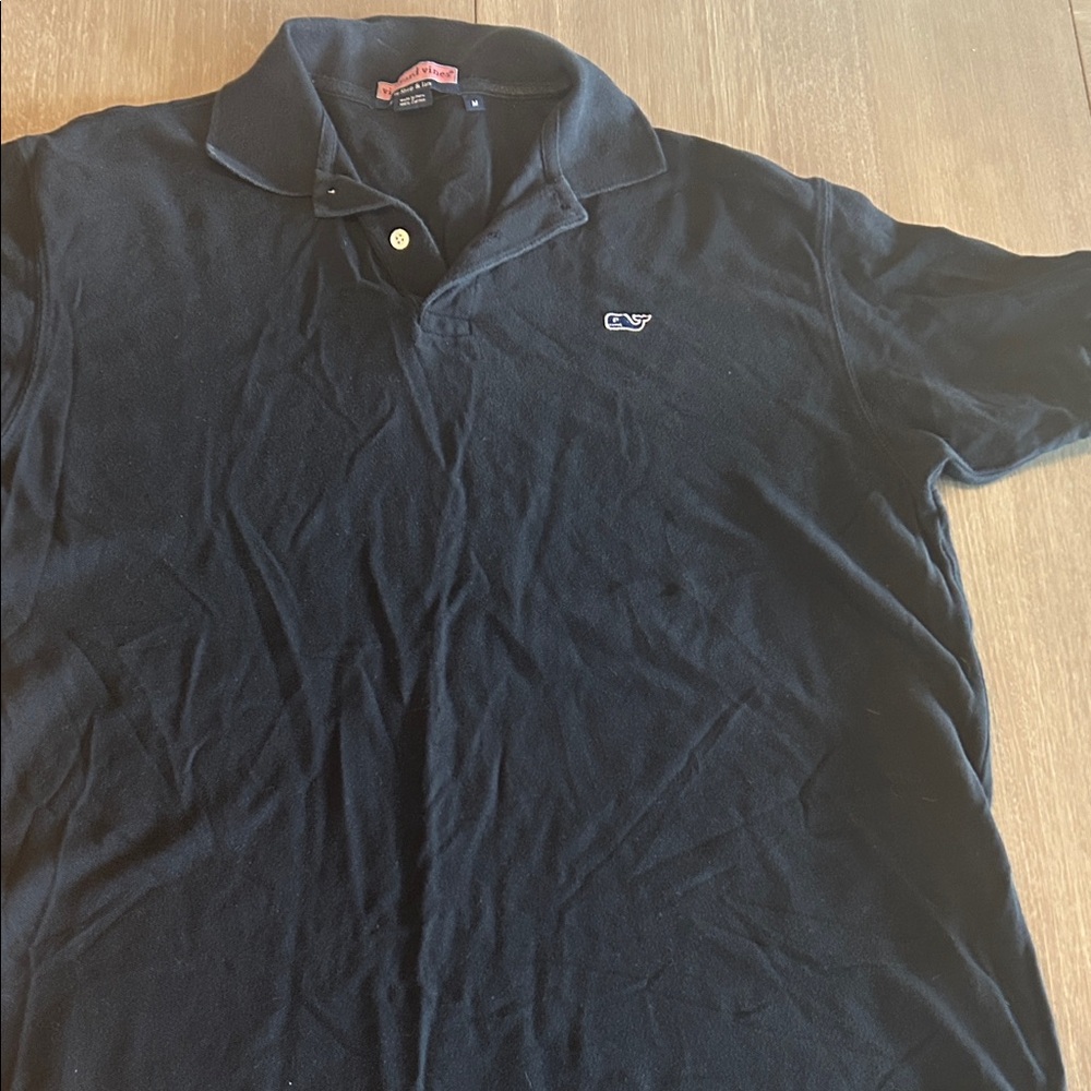 Vineyard Vines Black Polo‎ Shirt